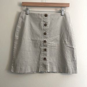 NWT Gap Button Up Skirt